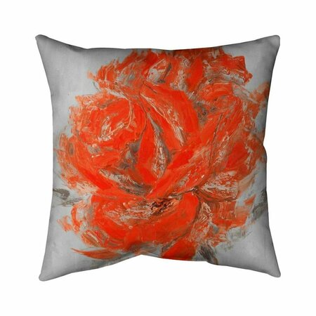 FONDO 20 x 20 in. Abstract Rose-Double Sided Print Indoor Pillow FO2793710